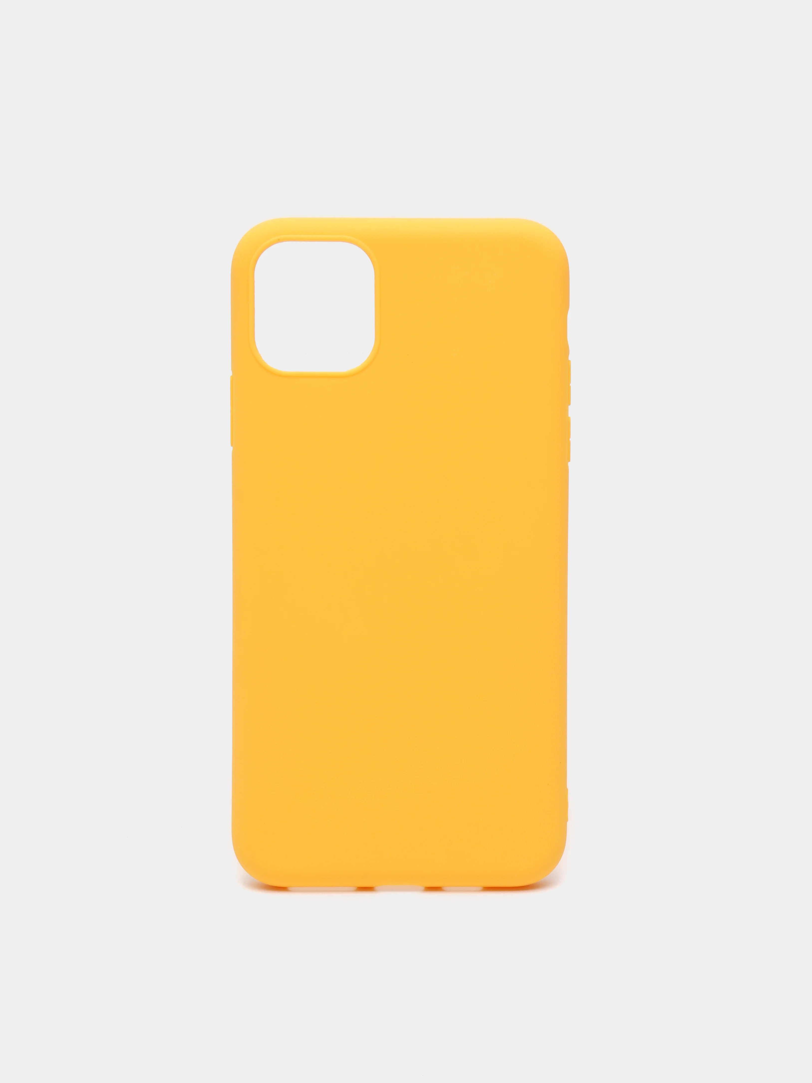 Желтый чехол для Apple iPhone 11 Pro Max силиконовый