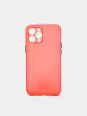 Красный чехол на iPhone12 Pro Max, 1.5 мм Плотный цветной