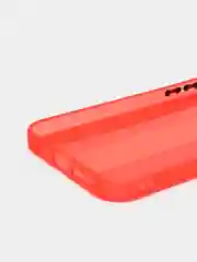 Красный чехол на iPhone12 Pro Max, 1.5 мм Плотный цветной
