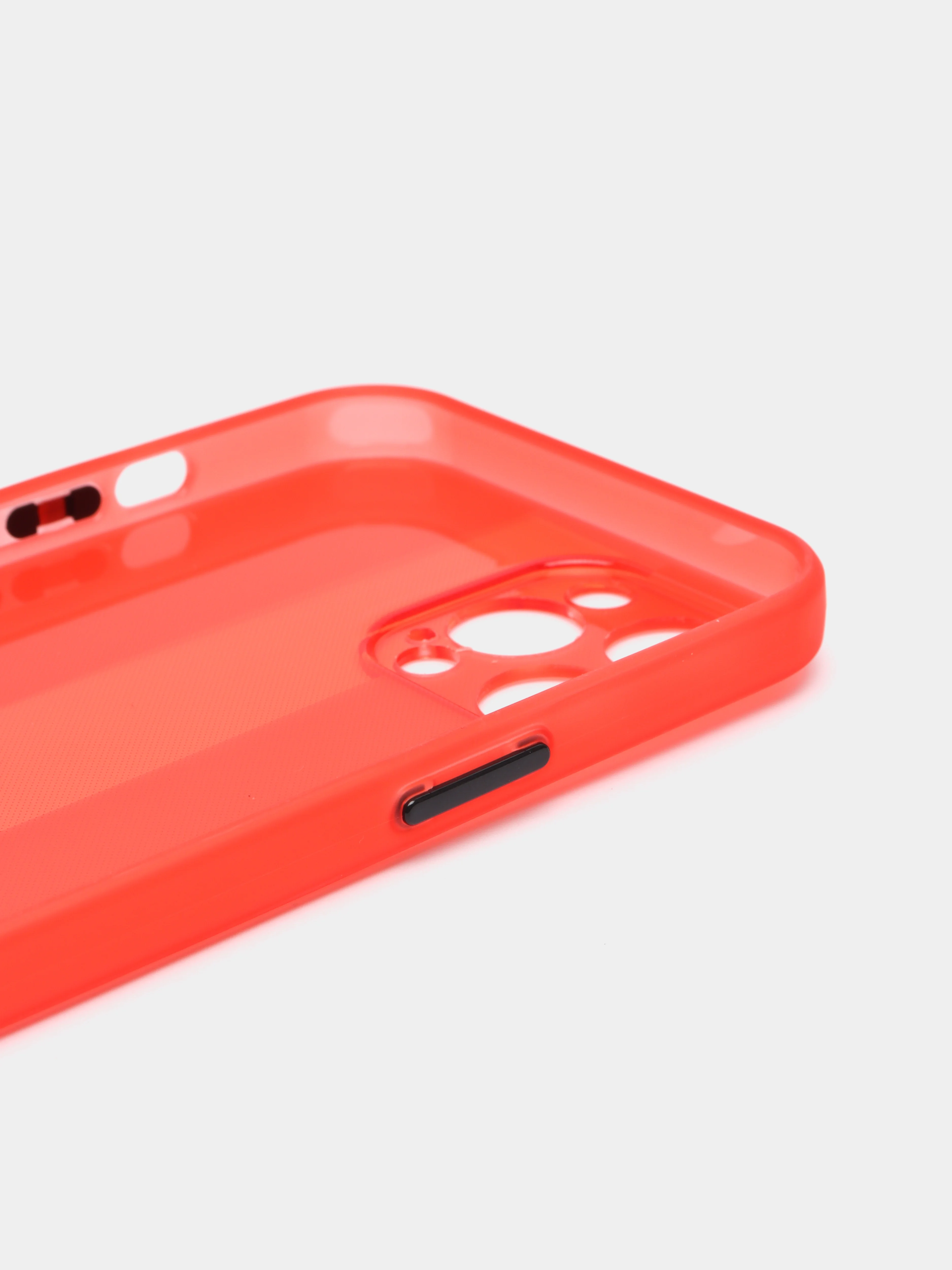 Красный чехол на iPhone12 Pro Max, 1.5 мм Плотный цветной