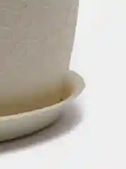 Белый кашпо для цветов с поддоном IDEA "Верона"