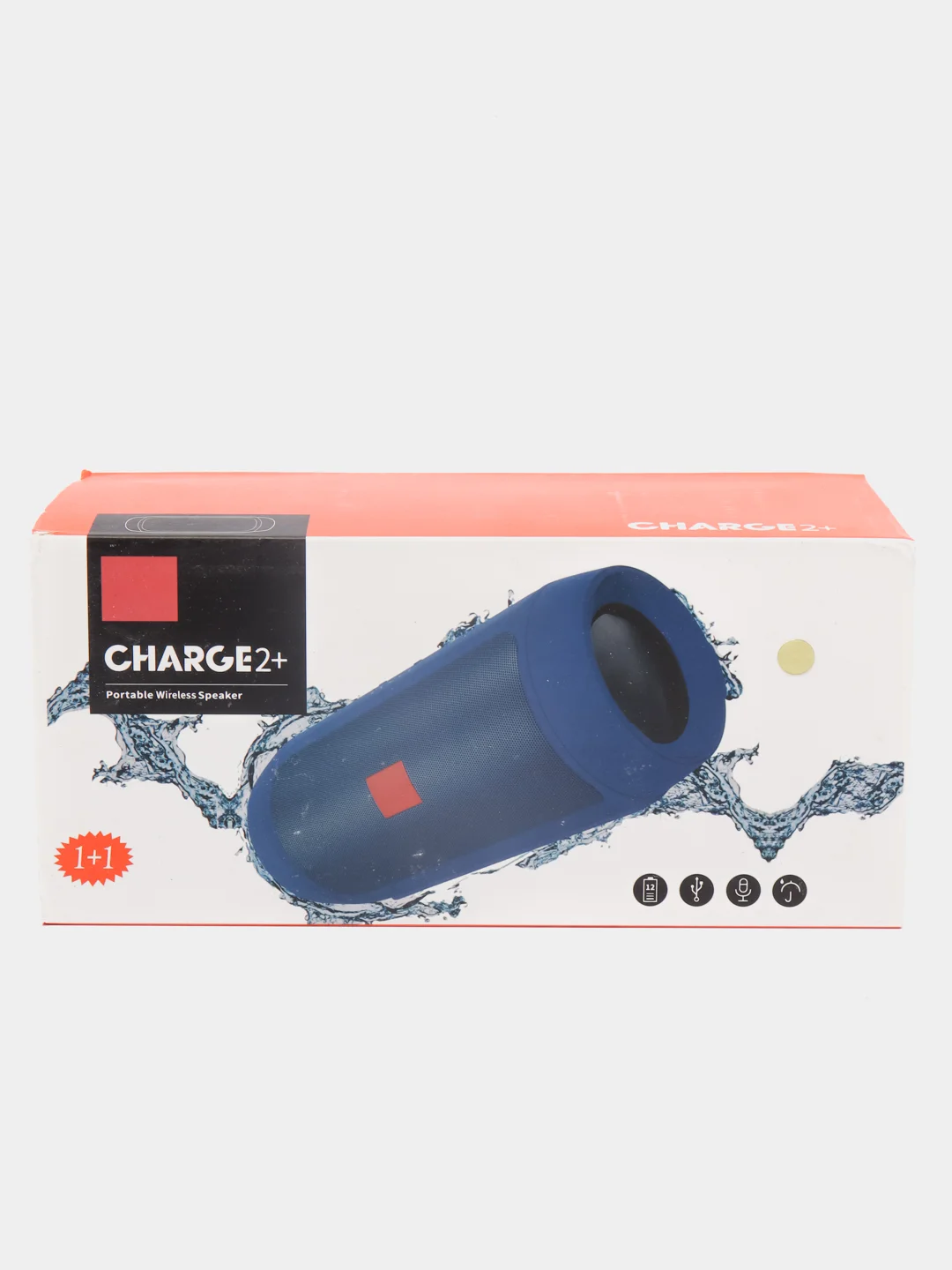 Бежевый портативная Bluetooth колонка CHARGE 2+ стереозвук