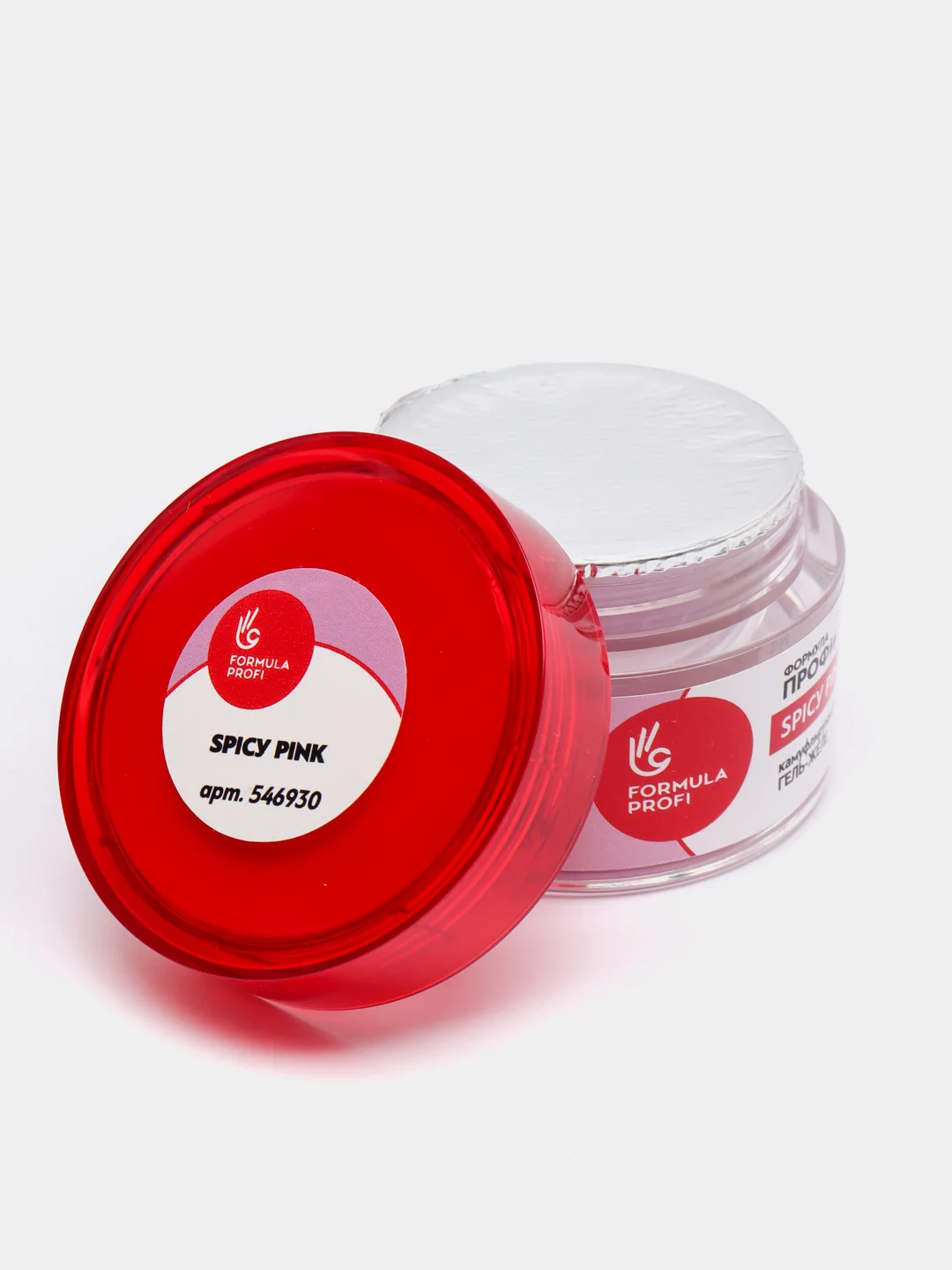 Formula Profi, Гель-желе для моделирования и наращивания ногтей "Spicy pink" 30 гр