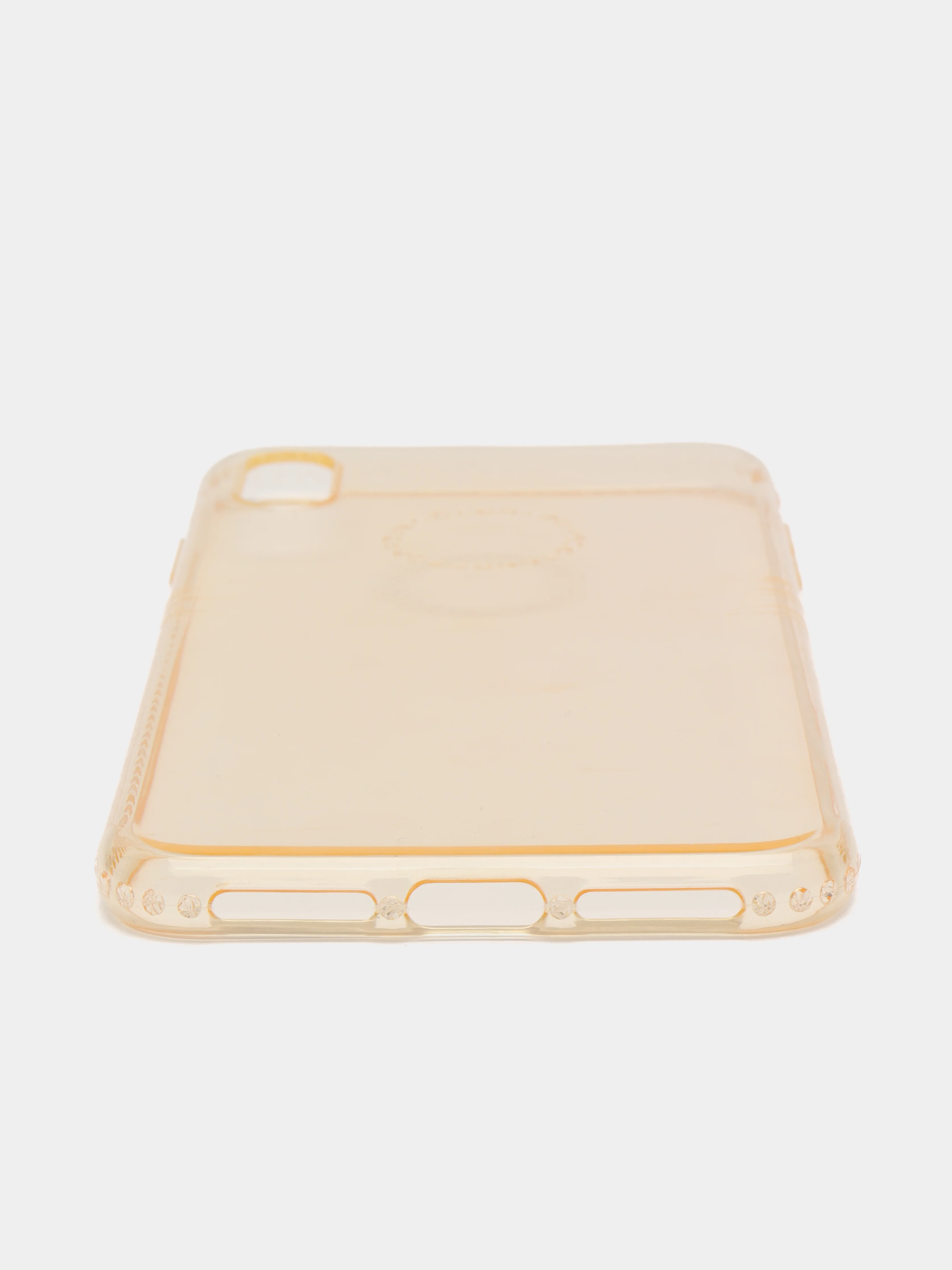 Лимонный чехол для Apple iPhone Xs Max, прозрачный, силиконовый, со стразами