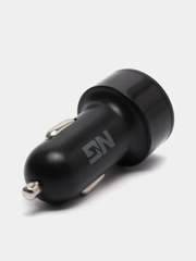 Устройство зарядное автомобильное, 2xUSB, 2А, 12/24В, пластик