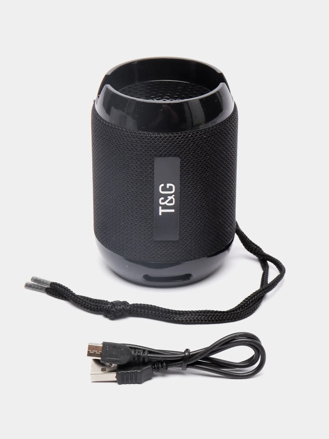 Черный портативная Bluetooth колонка TG-129C с функцией радио