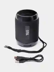 Черный портативная Bluetooth колонка TG-129C с функцией радио