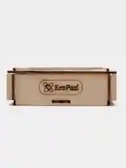 Домино деревянное для малышей "Игрушки" EcoPazl, 21 элемент