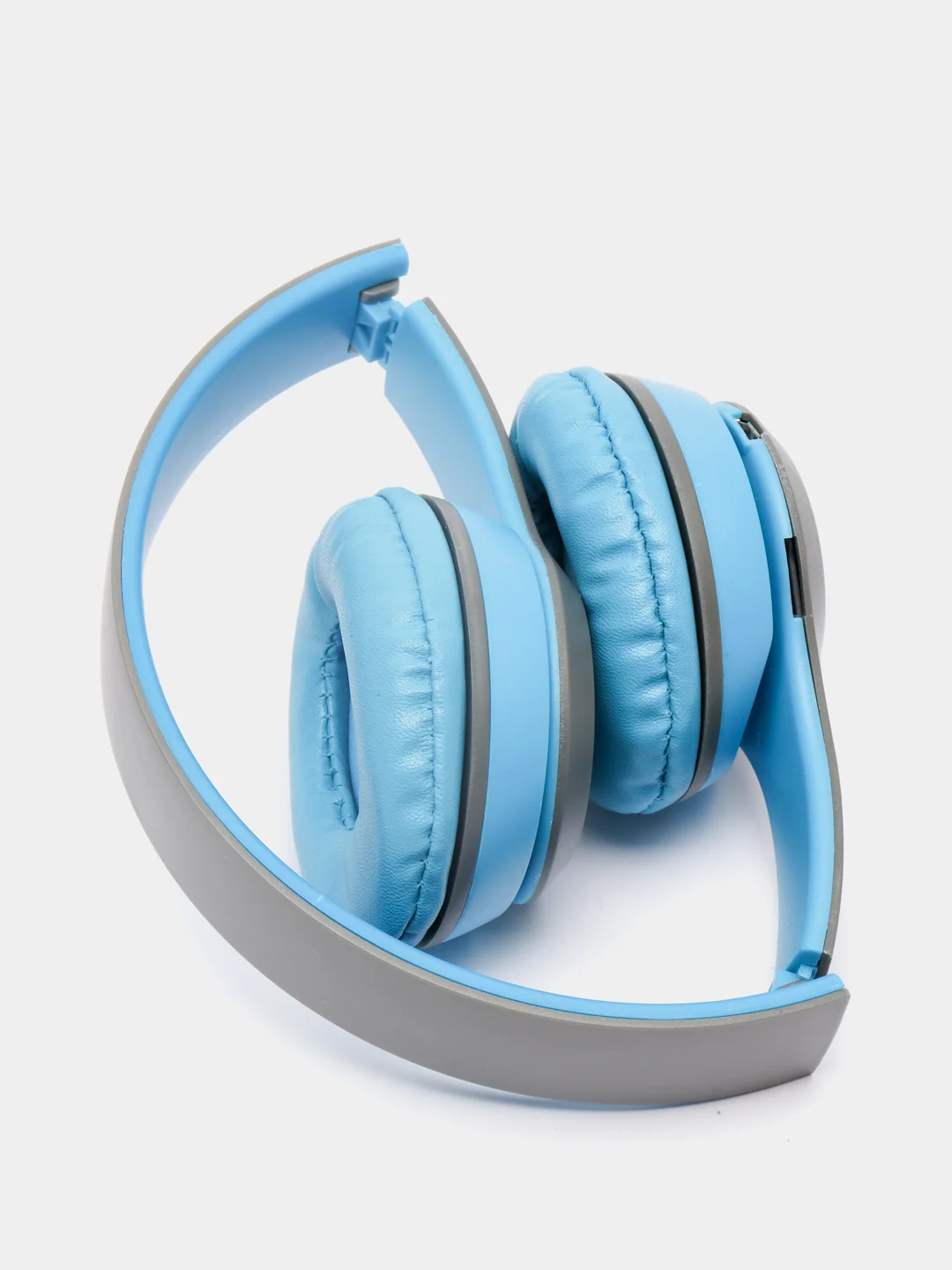 Голубой беспроводные стерео наушники P47 Wireless Bluetooth 5.0 EDR  с микрофоном