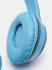 Голубой беспроводные стерео наушники P47 Wireless Bluetooth 5.0 EDR  с микрофоном