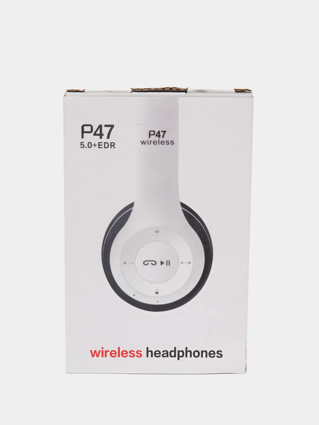 Белый беспроводные стерео наушники P47 Wireless Bluetooth 5.0 EDR  с микрофоном