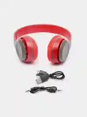 Красный беспроводные стерео наушники P47 Wireless Bluetooth 5.0 EDR  с микрофоном