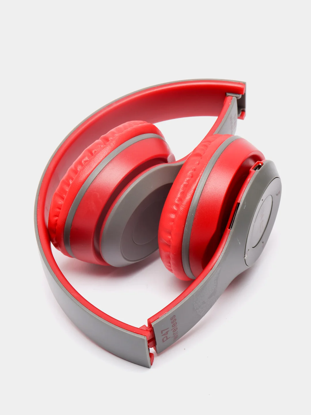 Красный беспроводные стерео наушники P47 Wireless Bluetooth 5.0 EDR  с микрофоном