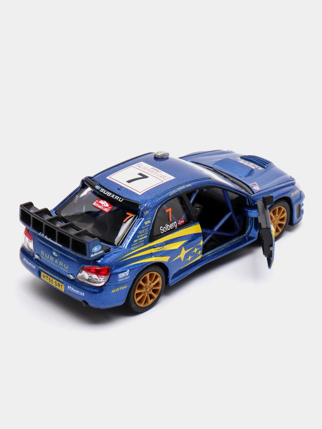 Машинка металлическая инерционная "Subaru Impreza WRC 2007"