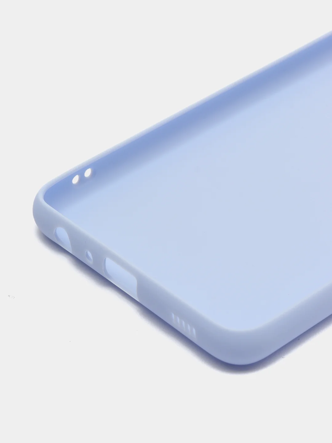Светло-синий чехол для Samsung A72 цветной матовый