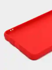 Красный чехол для Samsung A72 цветной матовый