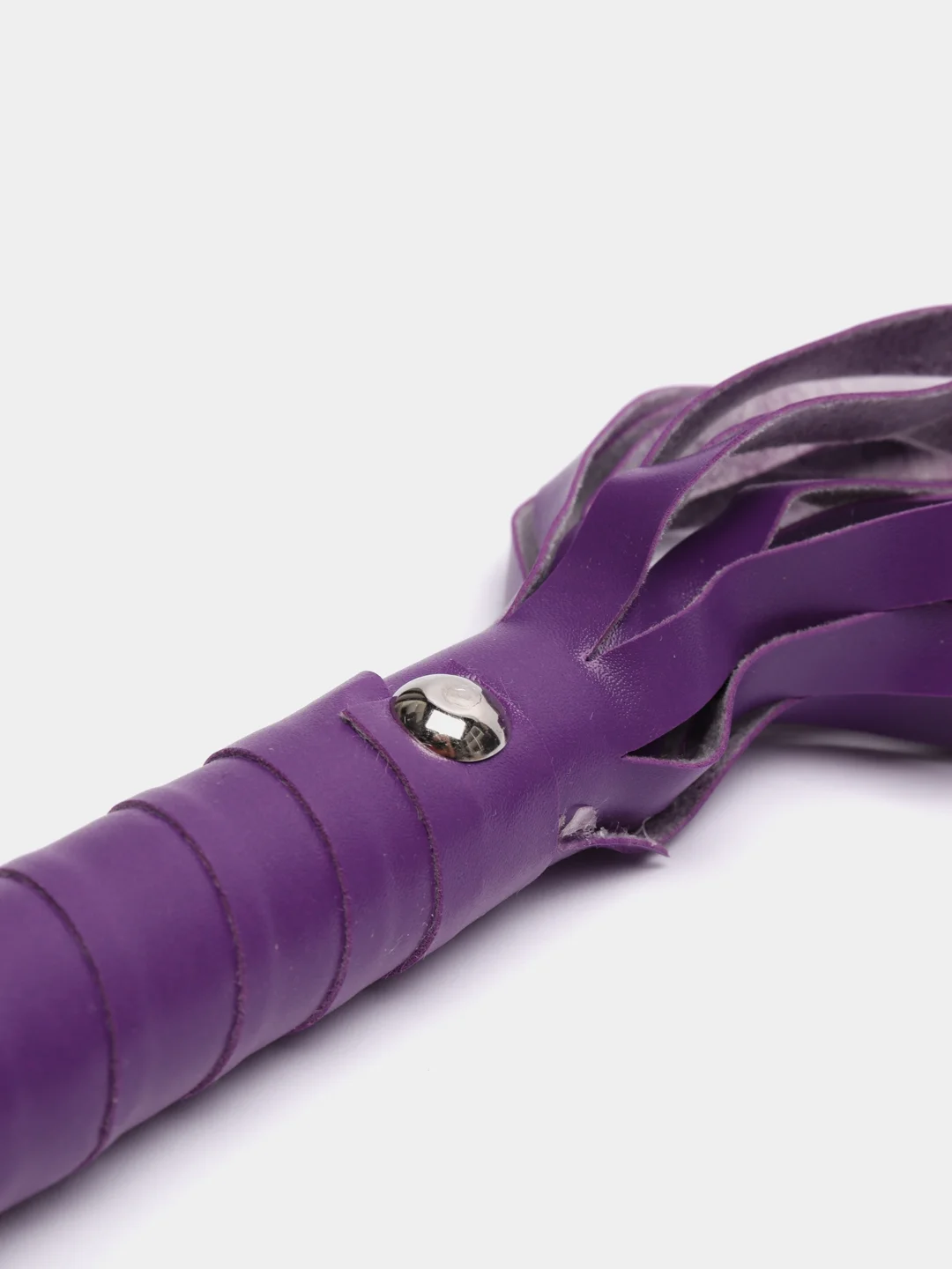 Фиолетовый плетка БДСМ для интимных секс-игр, кожаная плеть BDSM для шлепков, ролевых игр