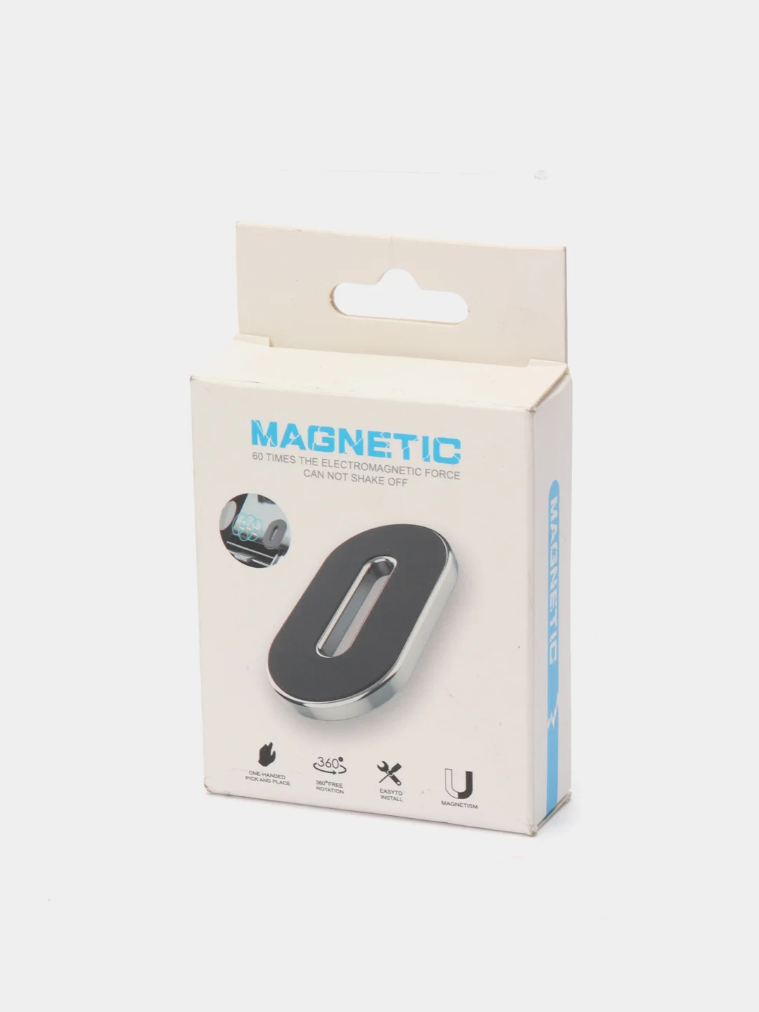 Черный магнитный держатель для смартфона