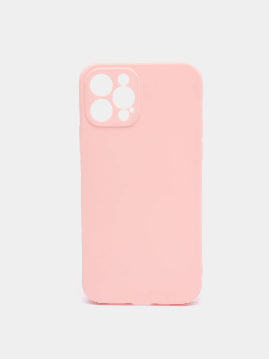 Розовый чехол для iPhone 12 Pro цветной матовый