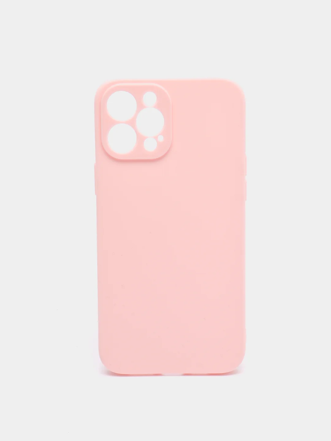 Розовый чехол для iPhone 12 ProMax цветной матовый