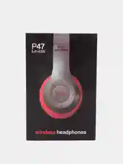 Красный беспроводные стерео наушники P47 Wireless Bluetooth 5.0 EDR  с микрофоном