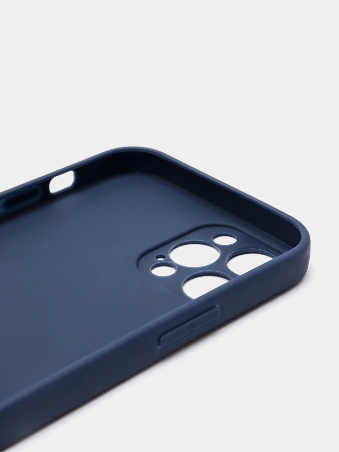 Темно-синий чехол для iPhone 12 Pro цветной матовый