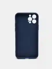 Темно-синий чехол для iPhone 12 Pro цветной матовый
