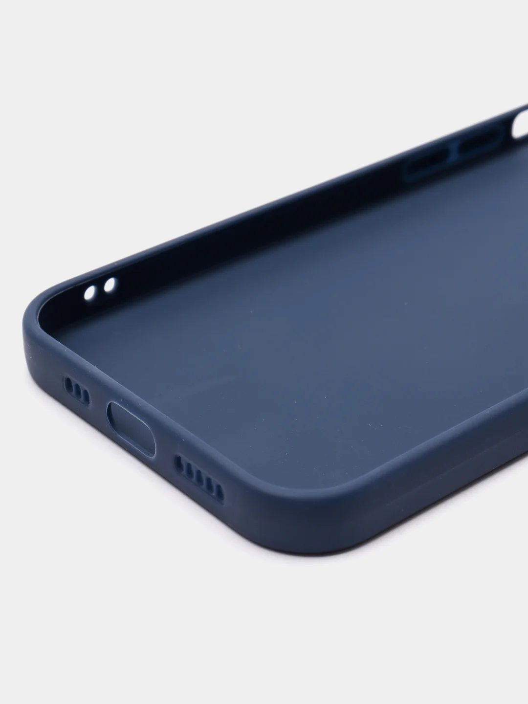 Темно-синий чехол для iPhone 12 Pro цветной матовый