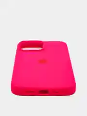 Фуксия чехол Silicone Case для iPhone 13 / 14, Pro, Pro Max с закрытым низом