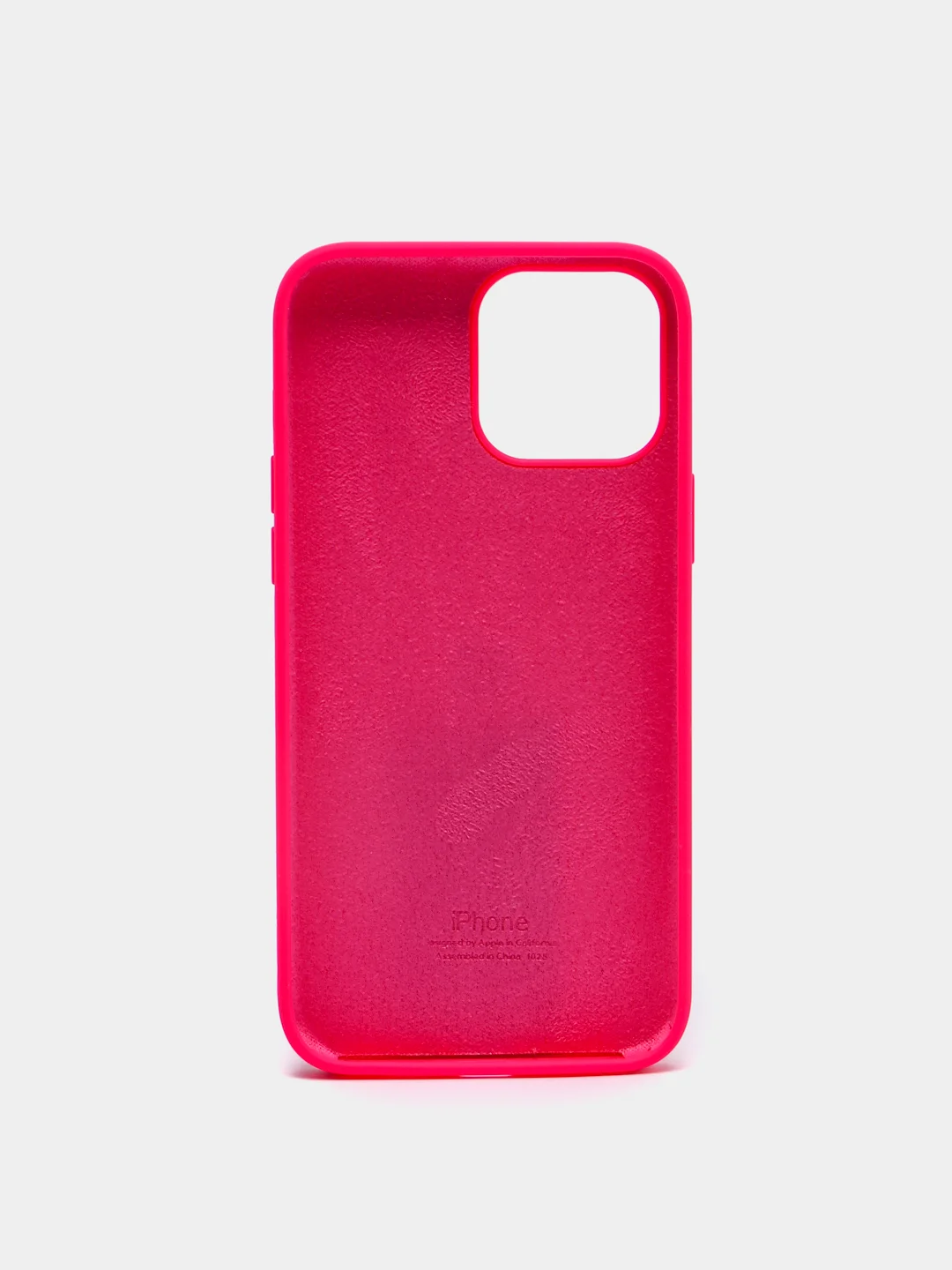 Фуксия чехол Silicone Case для iPhone 13 / 14, Pro, Pro Max с закрытым низом