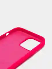 Фуксия чехол Silicone Case для iPhone 13 / 14, Pro, Pro Max с закрытым низом