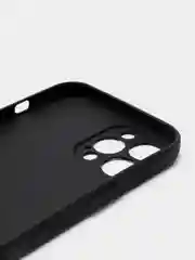 Черный чехол для iPhone 12 ProMax цветной матовый