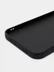 Черный чехол для iPhone 12 ProMax цветной матовый