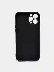Черный чехол для iPhone 12 ProMax цветной матовый