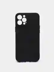 Черный чехол для iPhone 12 ProMax цветной матовый