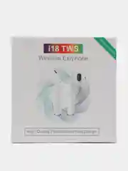 Беспроводные наушники i18 TWS белые