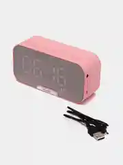 Розовый часы