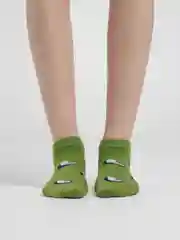 Тёмно-зелёный носки женские