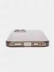 Черный чехол для iPhone 12 Pro прозрачный цветной силиконовый