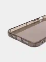 Черный чехол для iPhone 12 Pro прозрачный цветной силиконовый