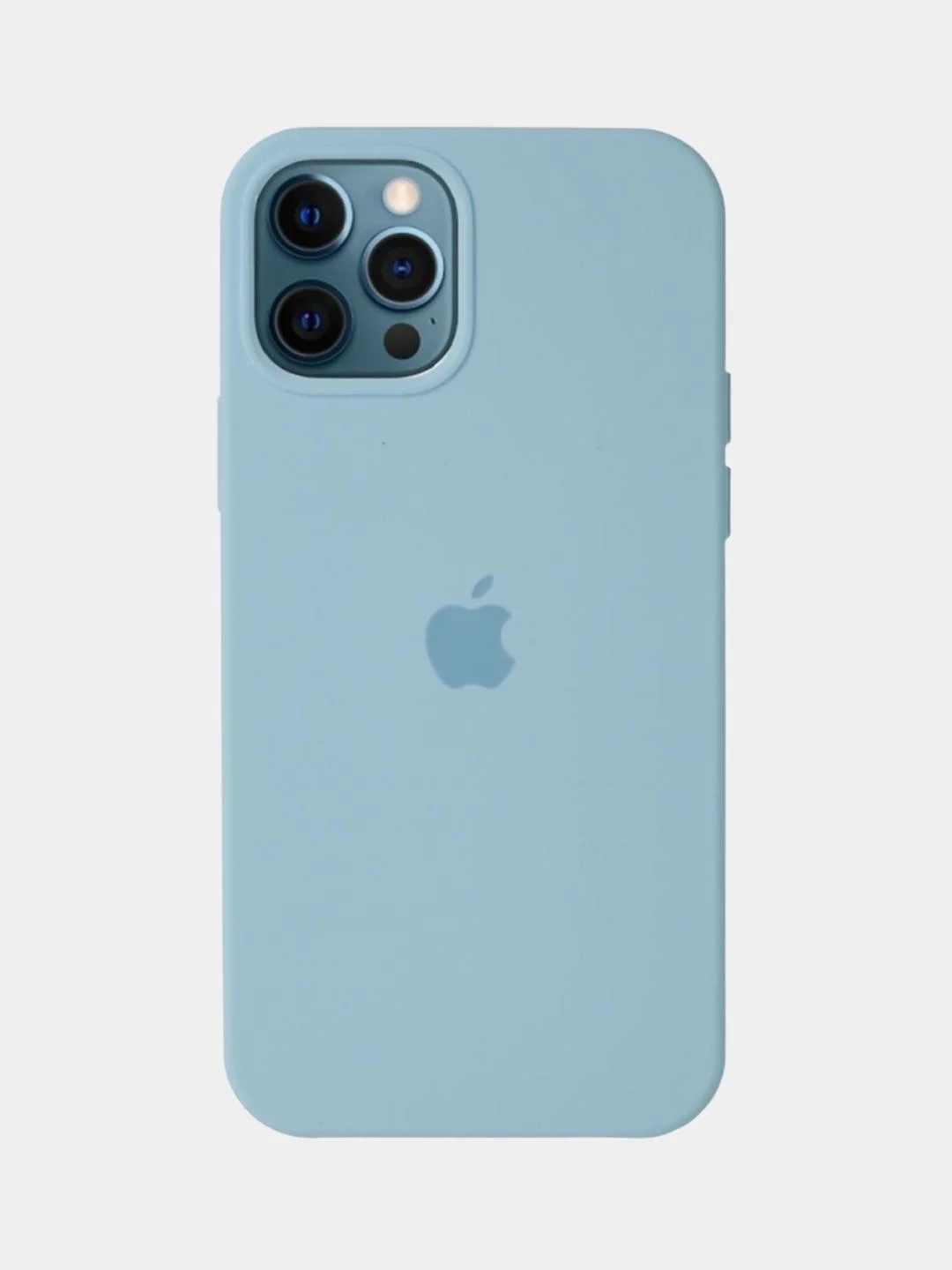 Голубой чехол на айфон iPhone 11 pro / 11 pro max  / 12 pro   / 13 pro ma 14 pro max силиконовый