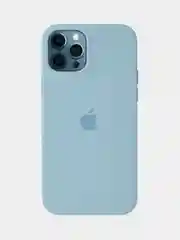 Голубой чехол на айфон iPhone 11 pro / 11 pro max  / 12 pro   / 13 pro ma 14 pro max силиконовый