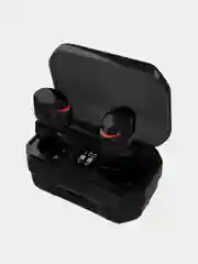 Черный наушники беспроводные TWS More choice BW25S, вакуумные наушники с LED-дисплеем, Bluetooth