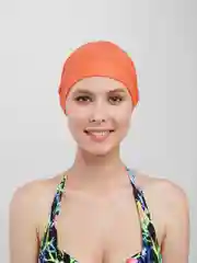 Оранжевый шапочка для плавания