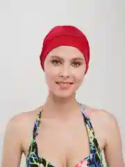 Бордовый шапочка для плавания