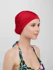 Бордовый шапочка для плавания