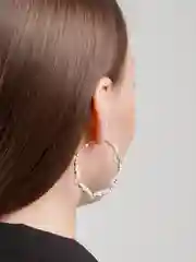 Золотой круглые серьги с жемчугом, набор из 6 пар