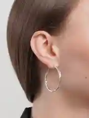Серебряный круглые серьги с жемчугом, набор из 6 пар