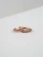 Лесной зеленый серьги-конго квадратные с камнем