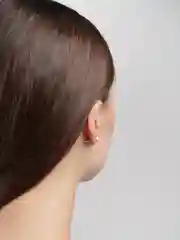 Белый серьги-гвоздики Swarovski (квадрат), Xuping